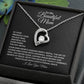 To My Beautiful Mom "Forever Love Necklace"